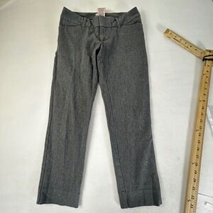 Merona Women Gray Stretch Cotton Blend Modern Fit Dress Pants Size 2